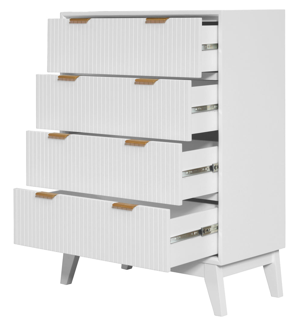 Elara Tallboy - Brushed White