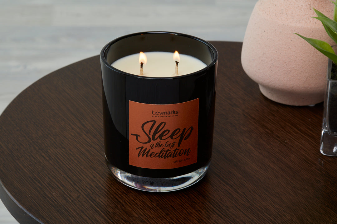 Bevmarks Sandalwood Vanilla Scented Soy Candle