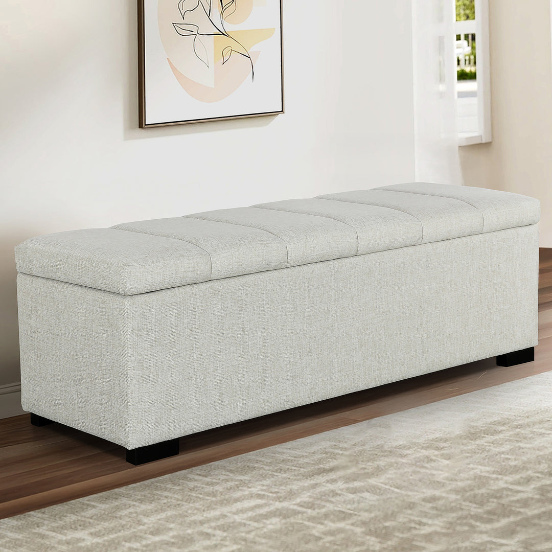 Amelie Blanket Box 140cm in Sand