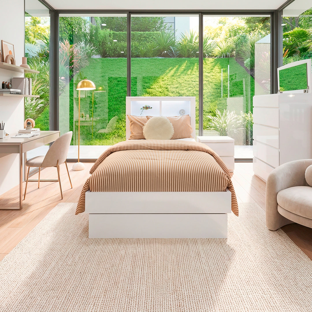 Bali Bedframe - White