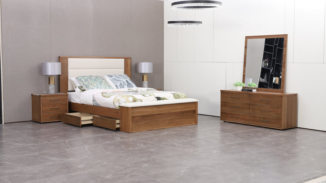 Balin bedframe with box foot