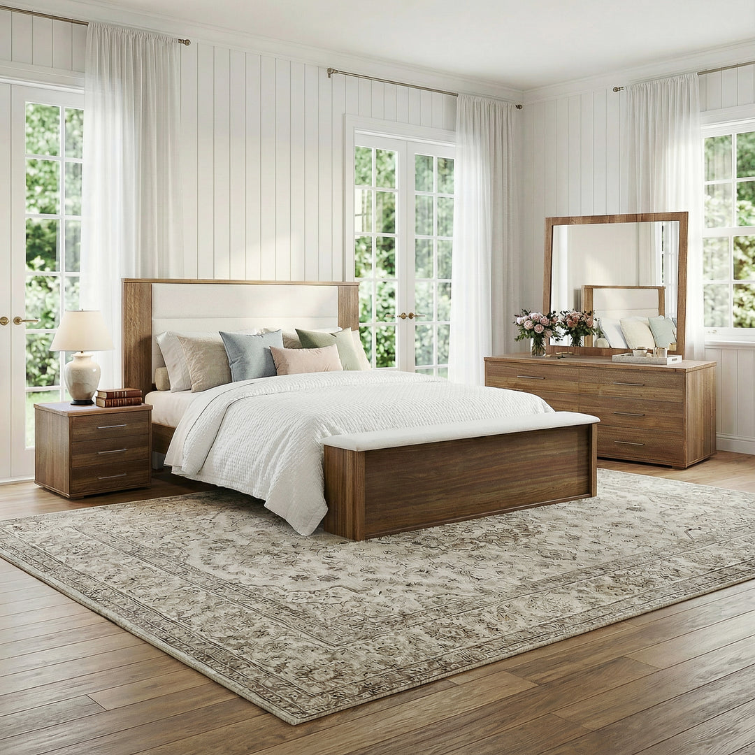 Balin bedframe with box foot
