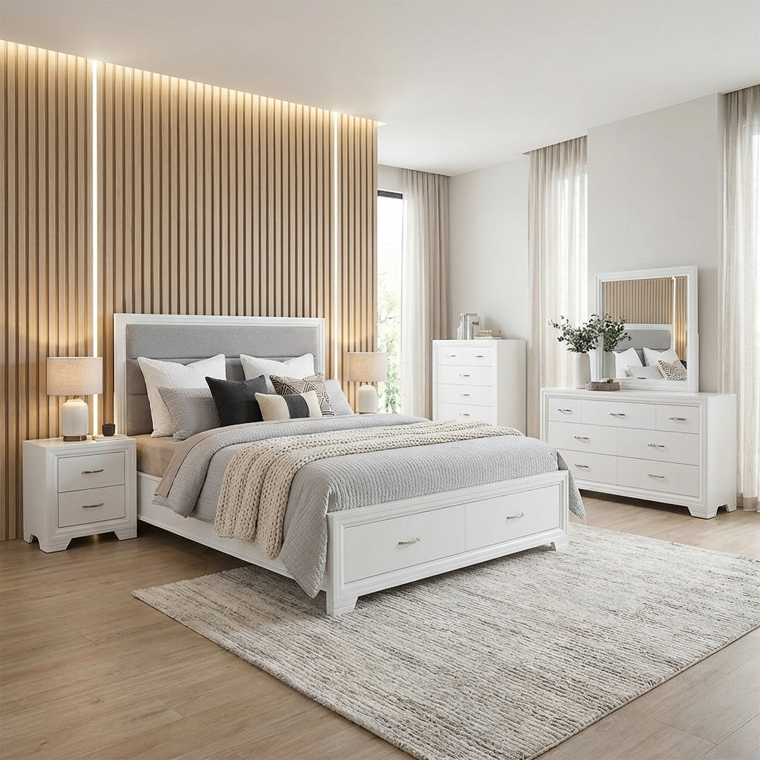 Maya White Bedframe