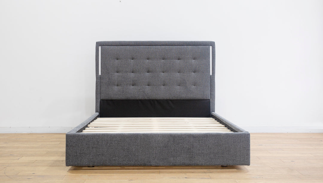 Dakota Bed in Charcoal