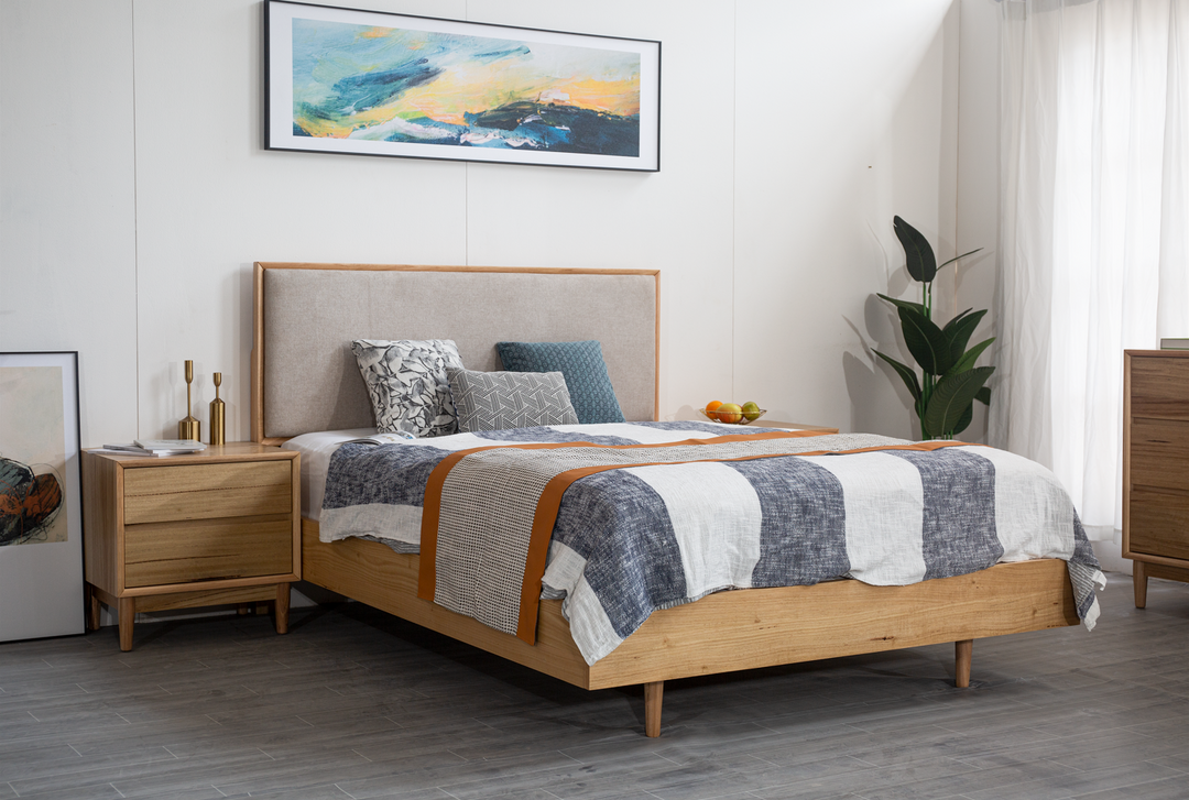 Norway Bedframe - Fabric Bedhead