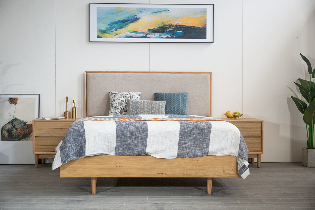 Norway Bedframe - Fabric Bedhead