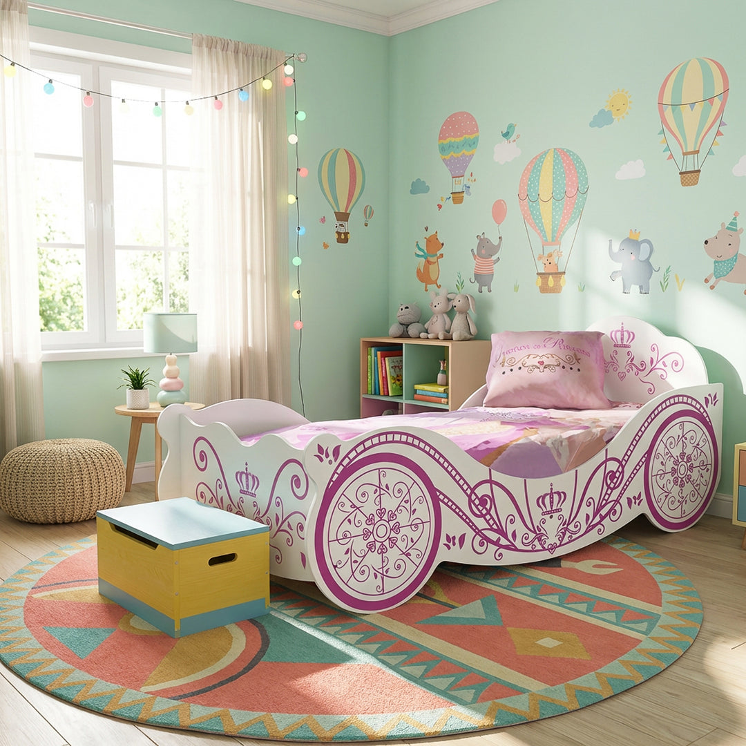 Novelty princess bed - white