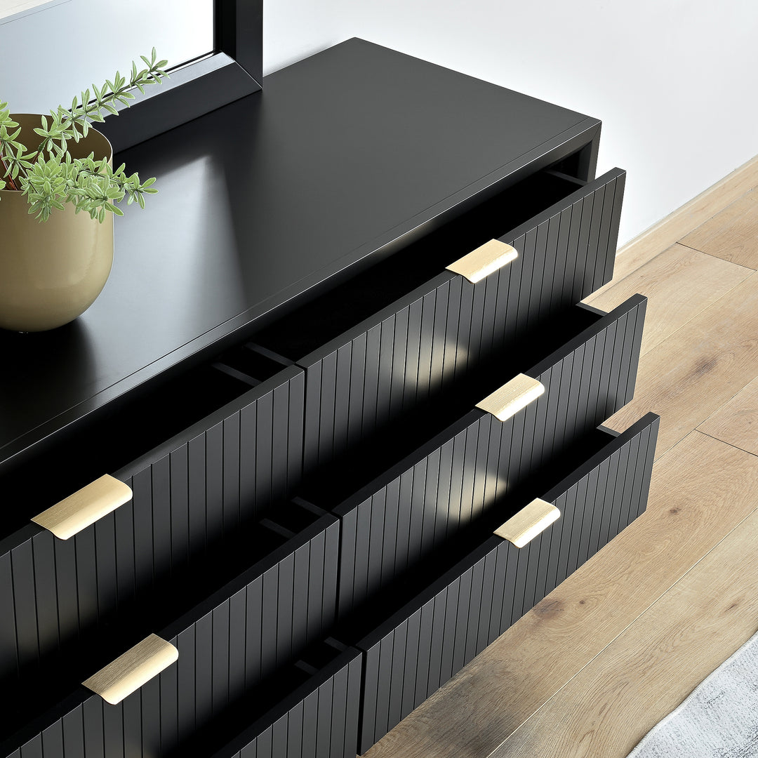 Parker Dresser base in black