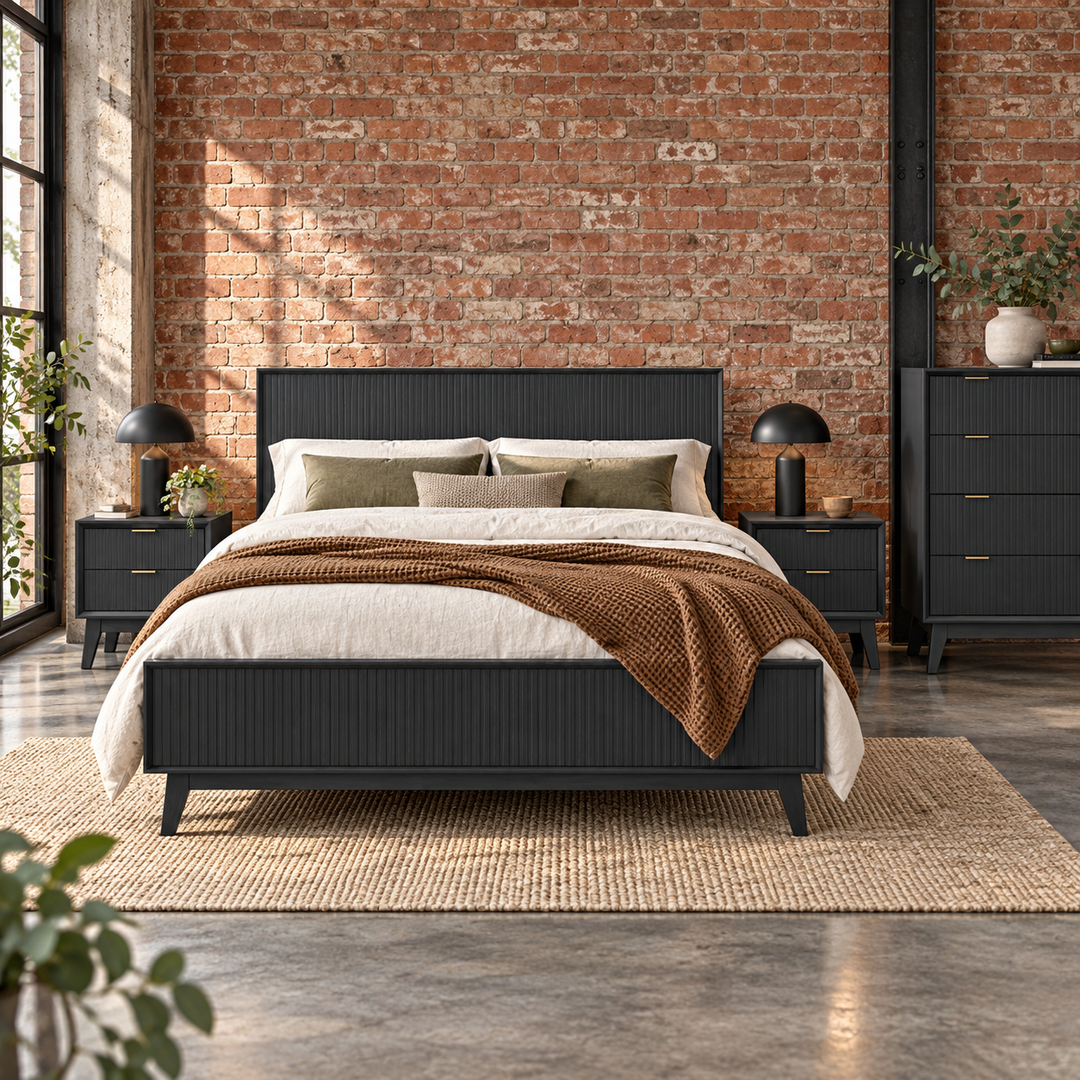 Parker bedframe in black