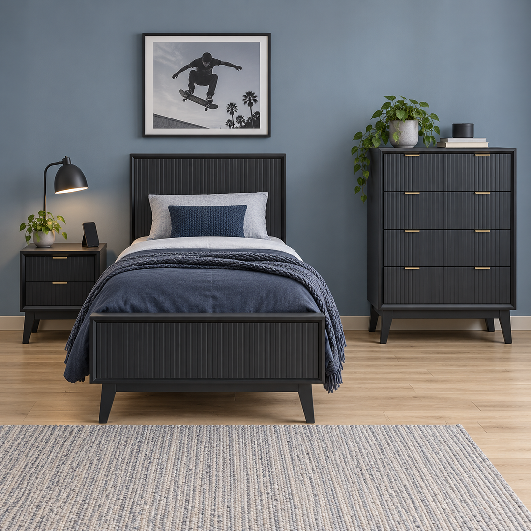 Parker bedframe in black