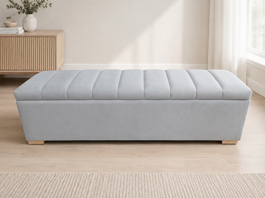 Olivia Blanket Box Concrete