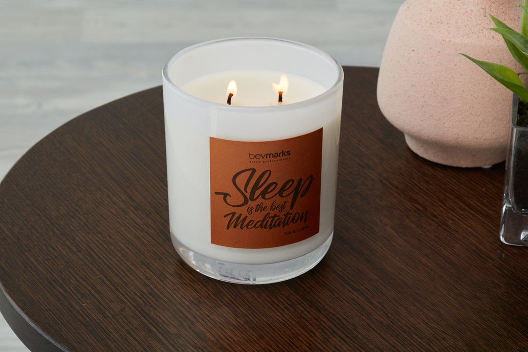 Bevmarks Sandalwood Vanilla Scented Soy Candle