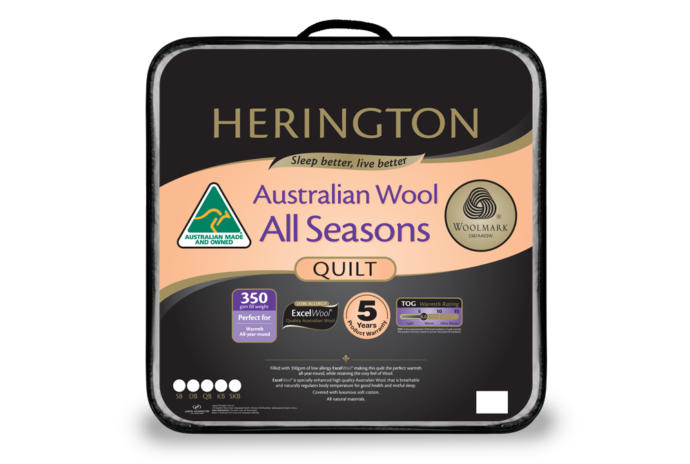 Herington All Seasons Wool Quilt