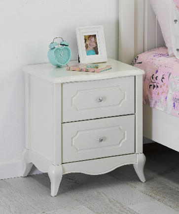 Princess White Bedside