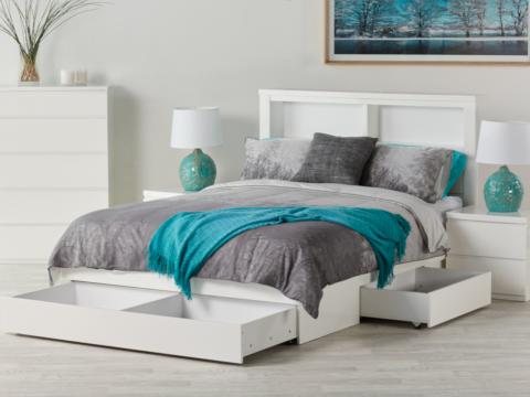 Bali Bedframe - White