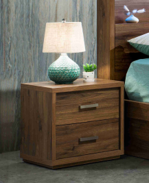 London Bedside table in Walnut